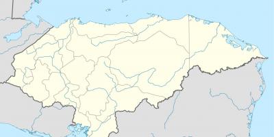 Kort, der viser, Honduras