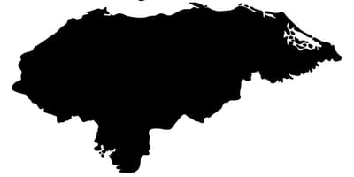 Kort over Honduras kort vektor